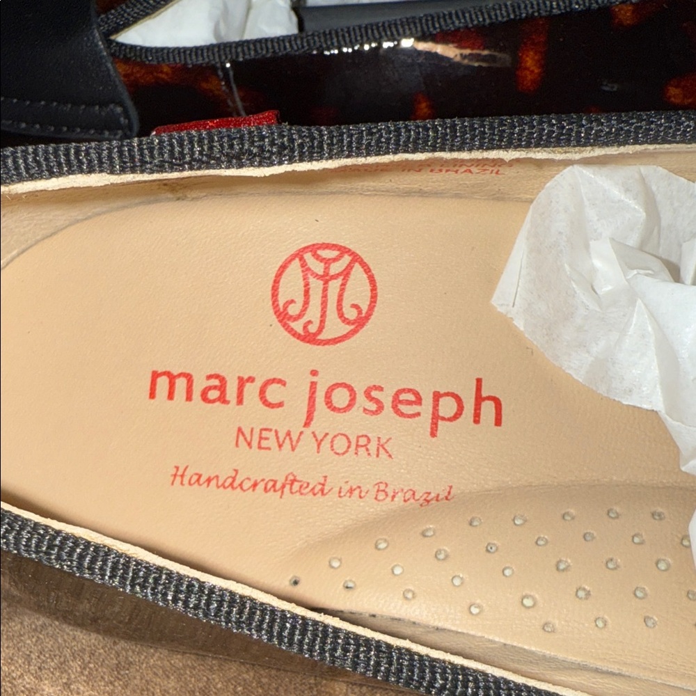 Marc Joseph New York Bryant Park Tortoise Loafers New in Box - Picture 2 of 7